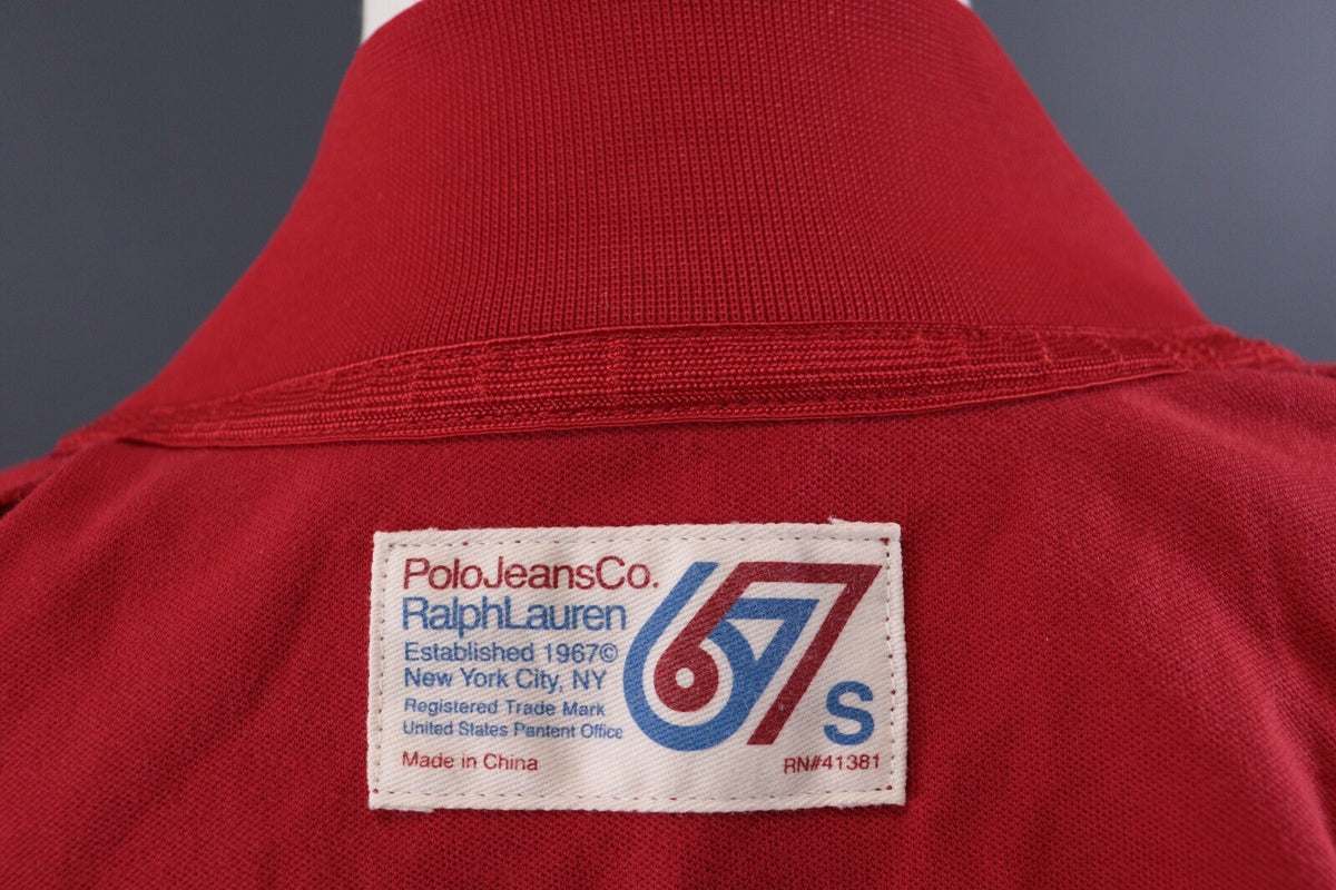 Polo Jeans Co. Ralph Lauren Vintage Red RL 67 Track Jacket – Size S US 34-36