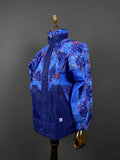 K.WAY PLUS Blue Zip Up Waterproof Windproof Nylon Rainjacket – Men's M