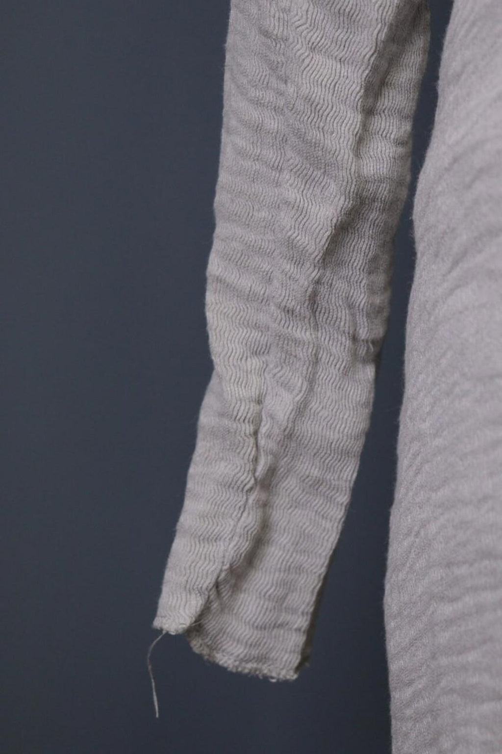 TRANSIT PAR SUCH Gray Linen Lagenlook Long Cardigan Sweater – Size 2