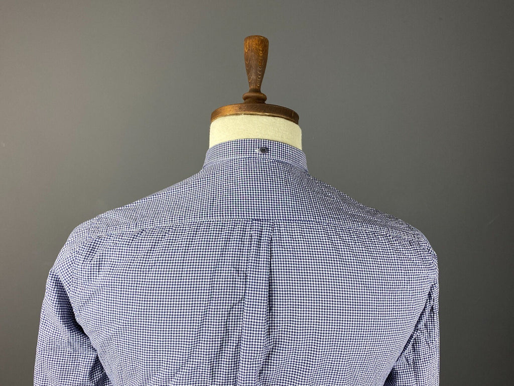The Kooples Sport Check Blue Summer Long Sleeve Button Down Shirt – Size M
