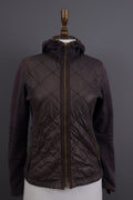 Frauenschuh Brown Puffer Hooded Full Zip Fleece Jacket – Size S