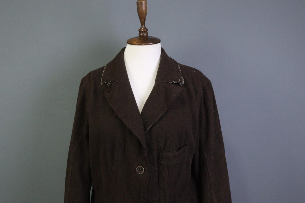 TRANSIT PAR SUCH 131 Brown Cashmere Wool Pockets Button Blazer Jacket – Size 5