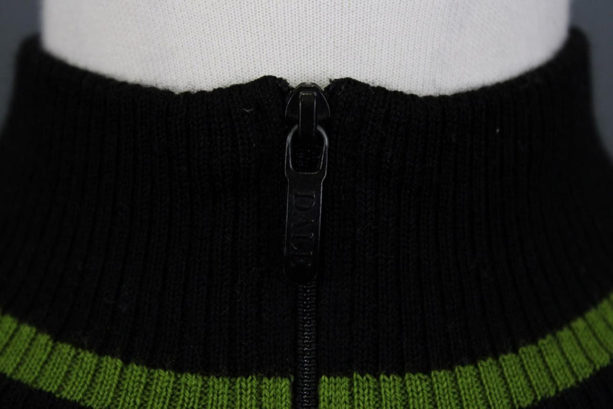 DALE OF NORWAY Multi Fair ISle Mock Neck Raglan Sleeve 1/4 Zip Sweater – Size M