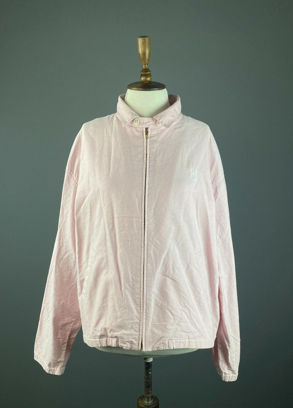 POLO RALPH LAUREN Pink Cotton Full Zip Long Sleeve Jacket – Size XL