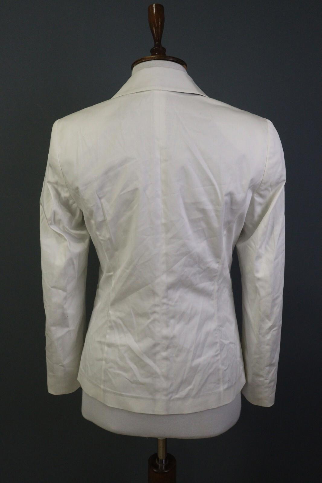 ETRO MILANO White Two Button Blazer Jacket – Size 44