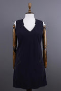 MARITHE FRANCOIS GIRBAUD Blue Tank Shift Midi Dress – Size I 46 / US 7 / F 42 / M