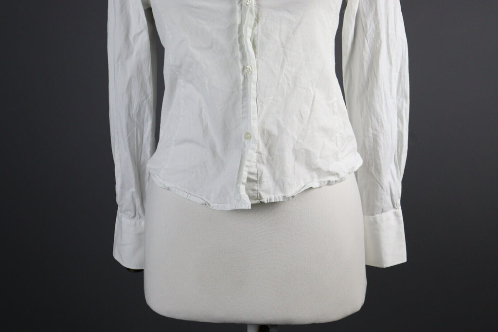 La Martina Argentina Pro Player White Blouse Long Sleeve Shirt – Size S