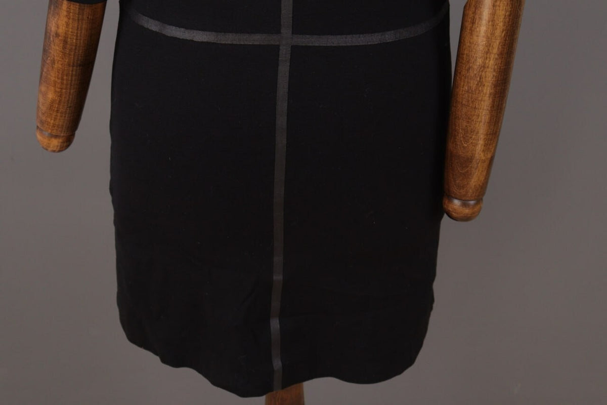 Cop Copine Nikko Robe Black 3/4 Sleeve A-Line Dress – Size 36 – Used
