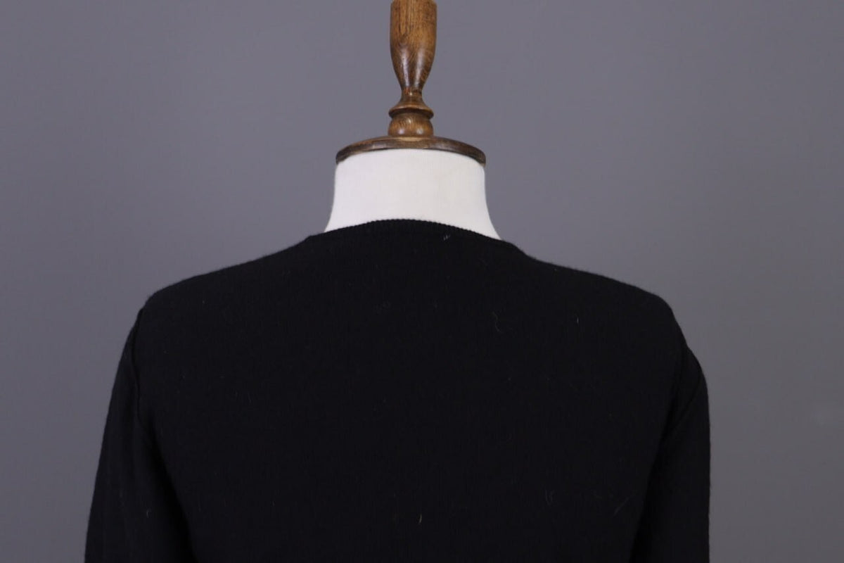 Sonia by Sonia Rykiel Black Wool Angora Knit Sweater 40 / M