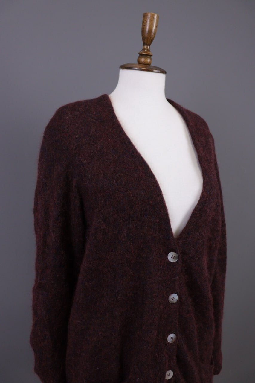 Bellerosa Brown Wool Puperkid Mohair Pockets Knit Cardigan Sweater – Size 2 / M