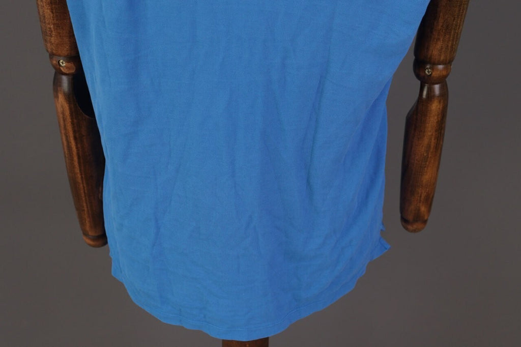 J.Lindeberg Slim Fit Blue Sport Golf Short Sleeve Polo Shirt – Size L