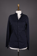 The Kooples Fitted Navy Black Long Sleeve Blouse Shirt – Size M