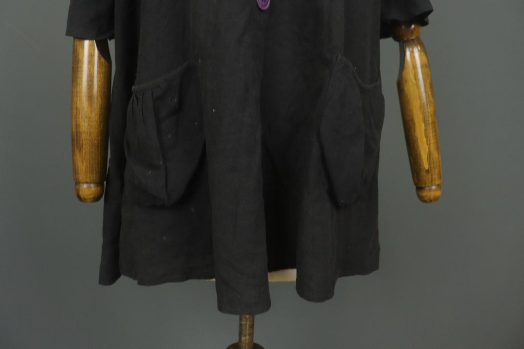 GUDRUN SJODEN Black Casual Long Sleeve Round Neck Button Front Shirt Top – Size M