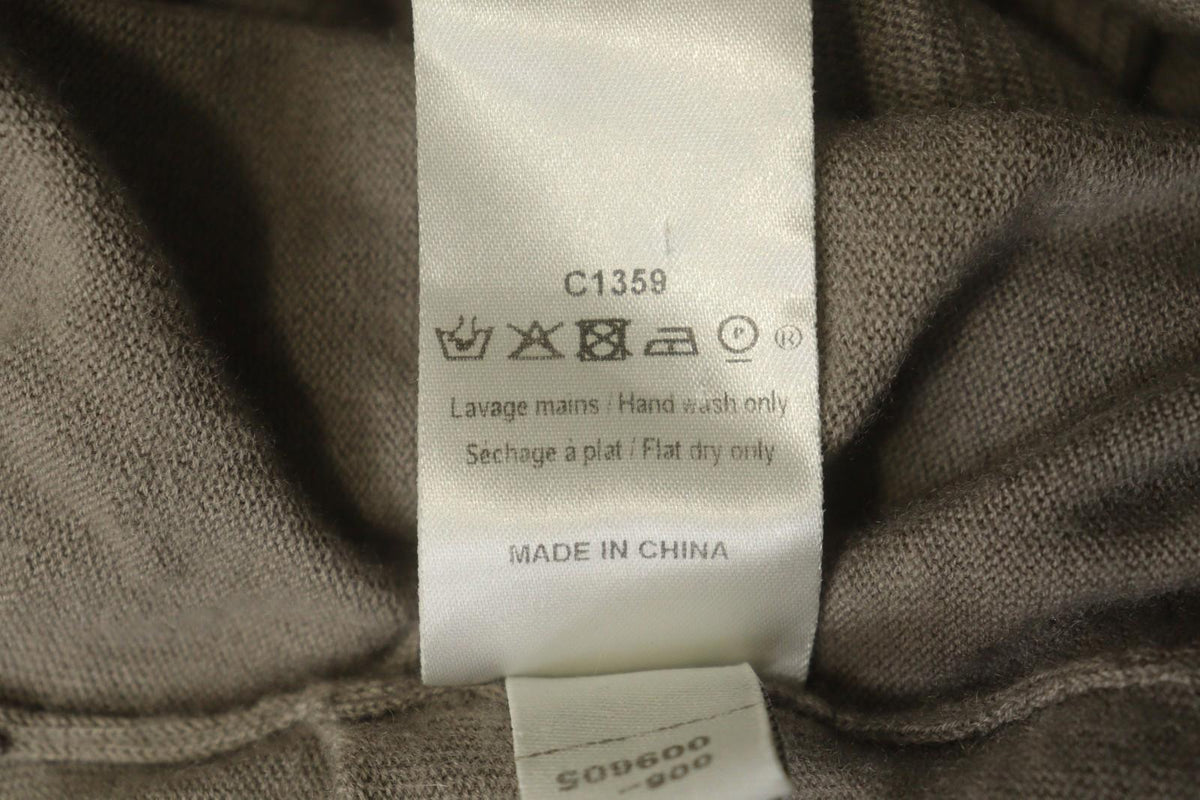 MARITHE FRANCOIS GIRBAUD Gray Cashmere Knit Button Front Cardigan Sweater Sz 38
