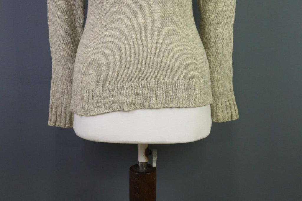 ISABEL MARANT ETOILE Sweater Ivory V-Neck Wool Lightweight – Size 1