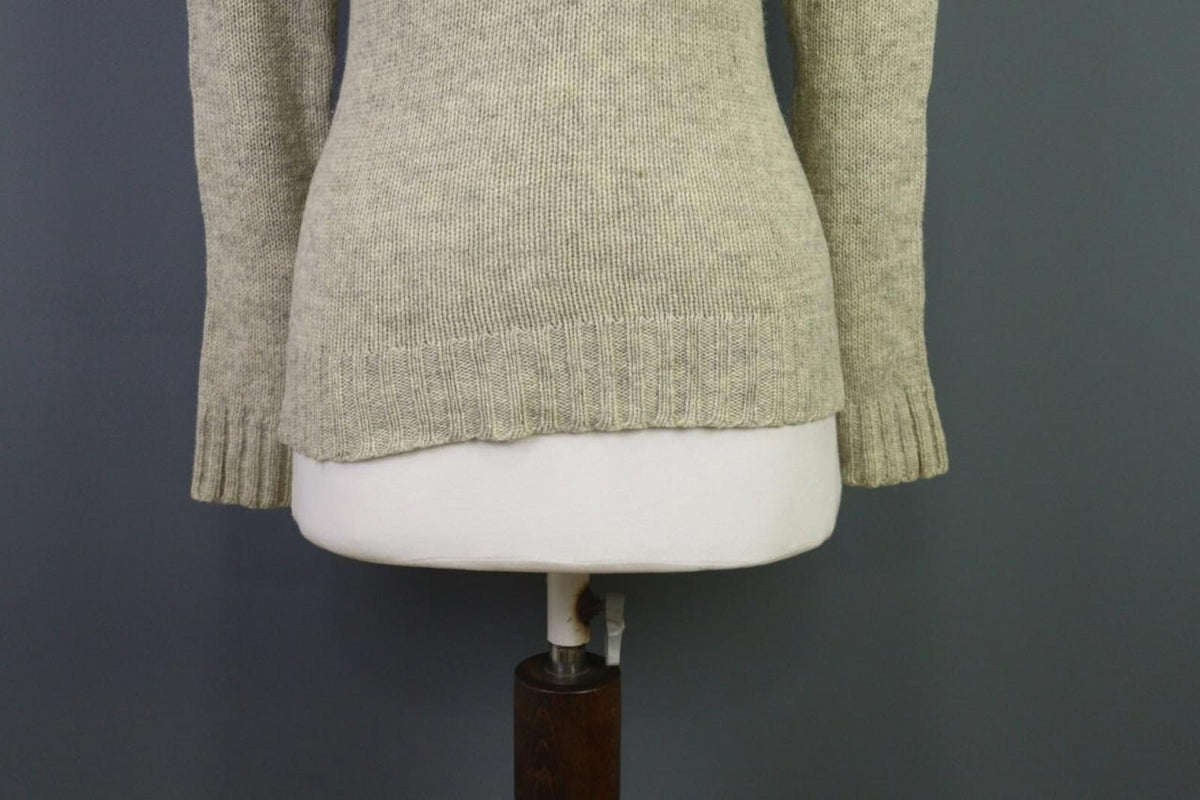 ISABEL MARANT ETOILE Sweater Ivory V-Neck Wool Lightweight – Size 1