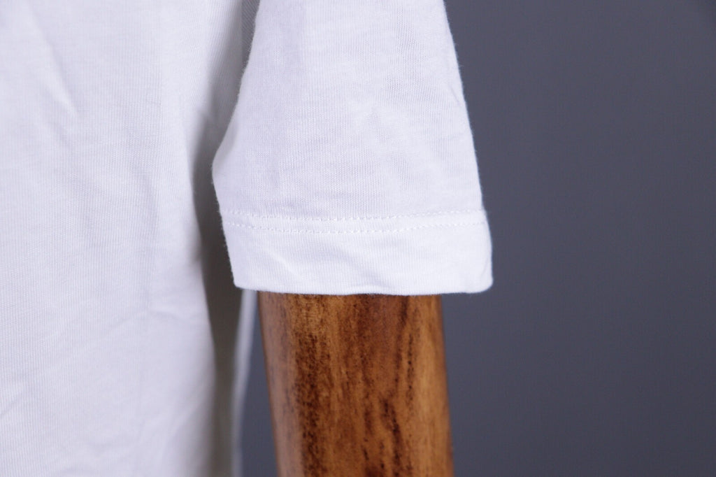 Saint James Depuis 1889 White Henley Short Sleeve Top Blouse Shirt – Size I42 /US6