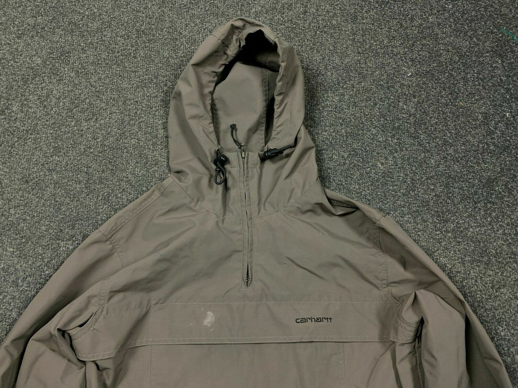 Carhartt Windbreaker Pullover Brown Anorak Nylon Jacket – Men's S