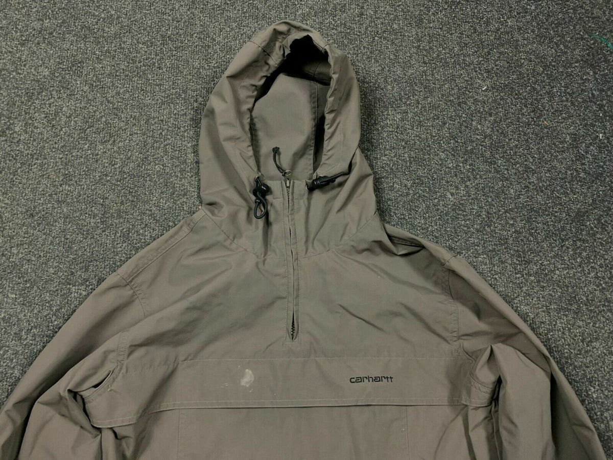 Carhartt Windbreaker Pullover Brown Anorak Nylon Jacket – Men's S