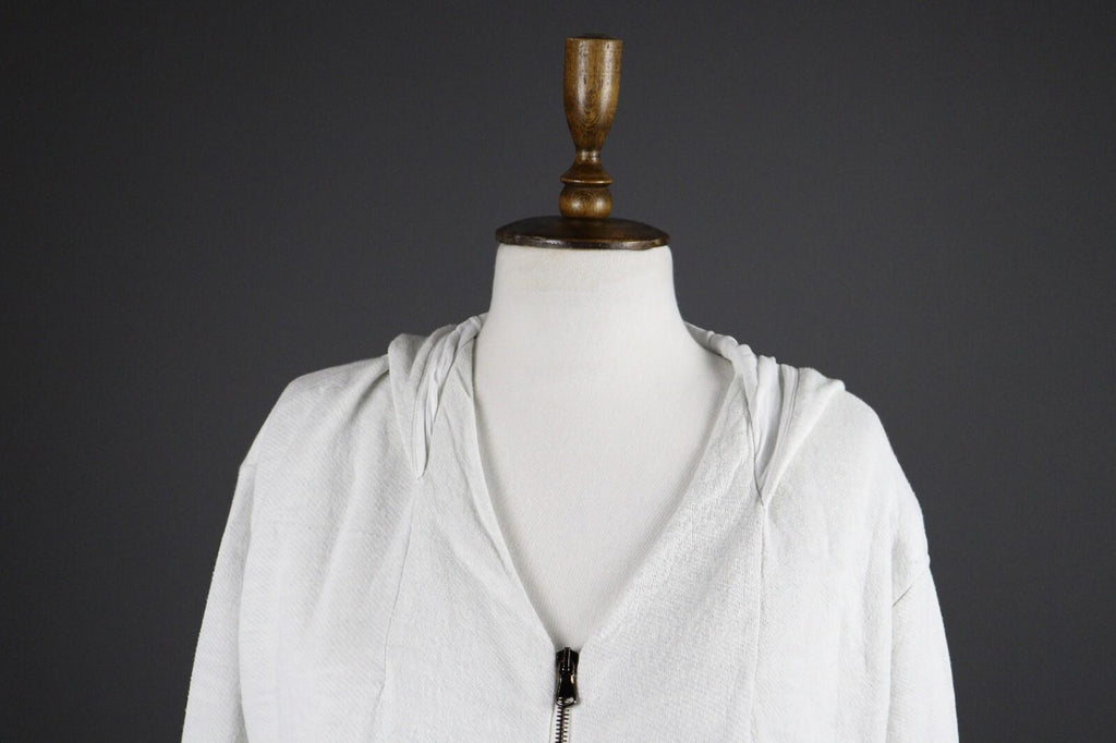 TRANSIT PAR SUCH White Designer Full Zip Hoodie Sweater – Size 4