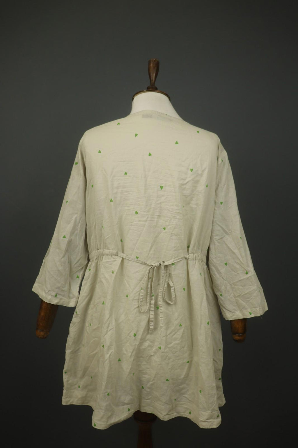 GUDRUN SJODEN Multi Embroidered Floral Cotton Button Front Shirt Dress – Size M