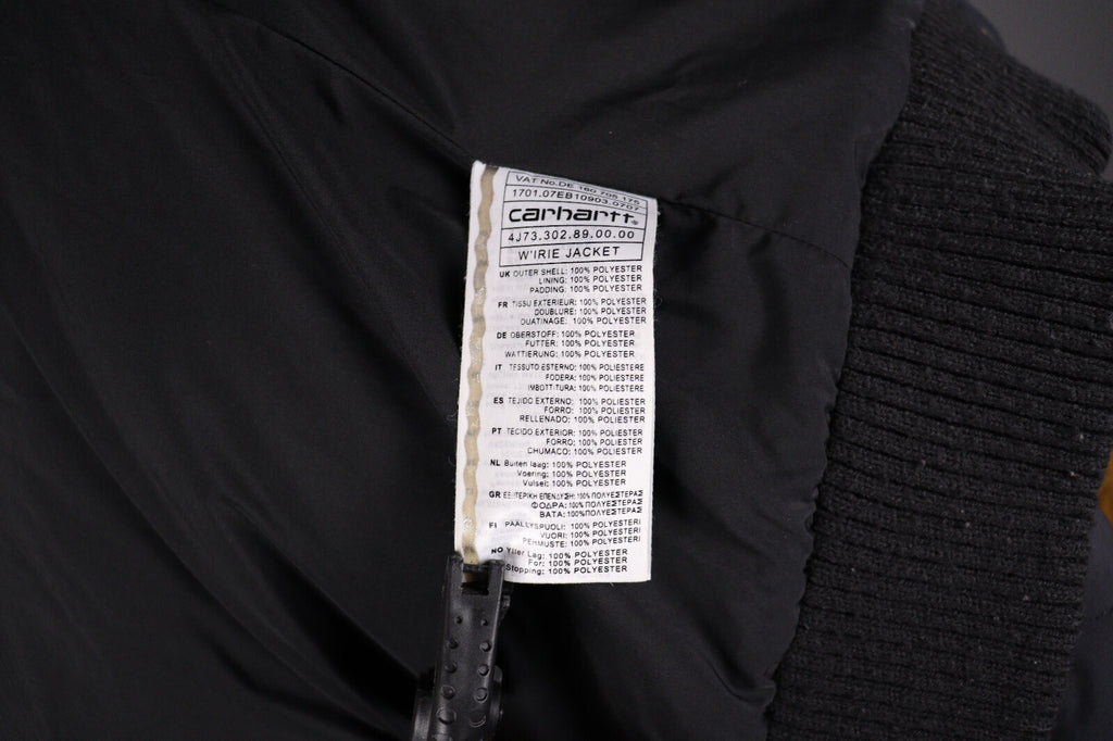 Carhartt Black Women's Full Zip W'irie Jacket – Size XS