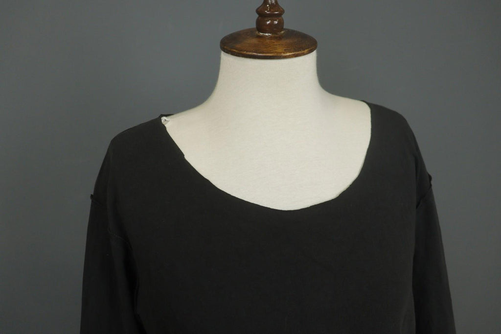RUNDHOLZ Black Lagenlook Summer Long Sleeve Pullover Blouse Top – Size L
