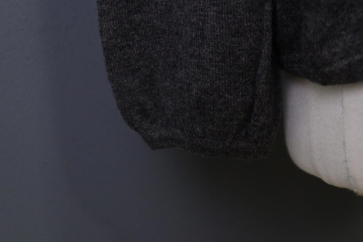GUDRUN SJODEN Pullover Sweater Gray Wool Knit Lagenlook – Size M