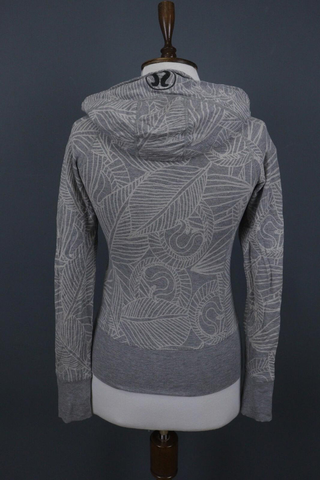 LULULEMON Gray Stretch Lightweight Full Zip Hoodie Track Jacket