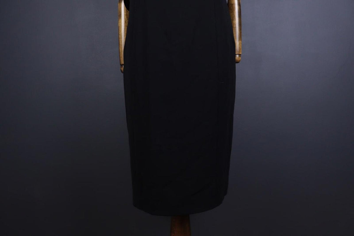 MARINA RINALDI Black Evening Sleeveless Tank Long Dress – Size 23