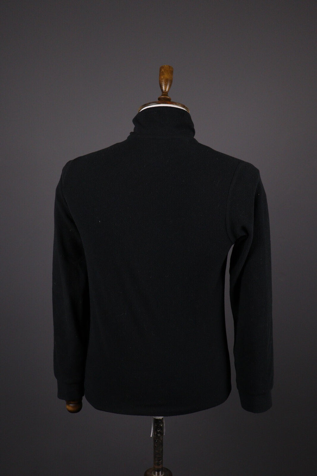 F. Lli Campagnolo Boys Black Zip Flags Patch Fleece Sweater – Size 14 year / 164