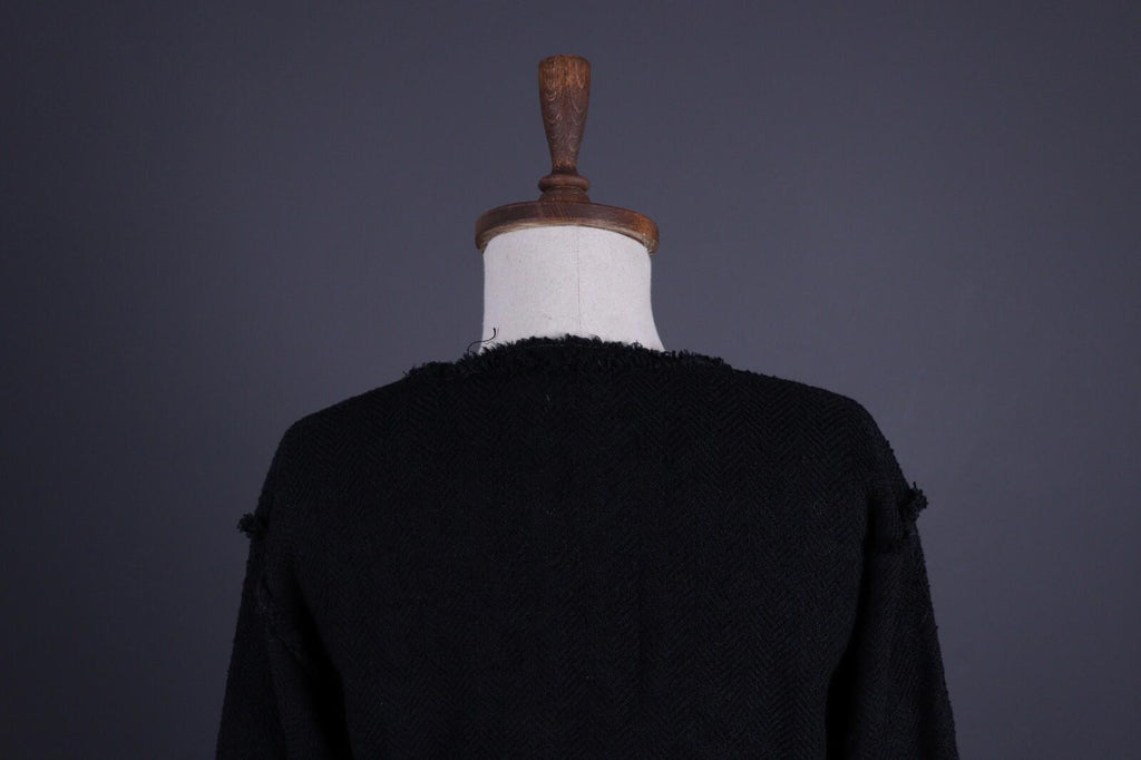 ISABEL MARANT Black Wool Knit Lagenllok Sweater – Size 38 Small