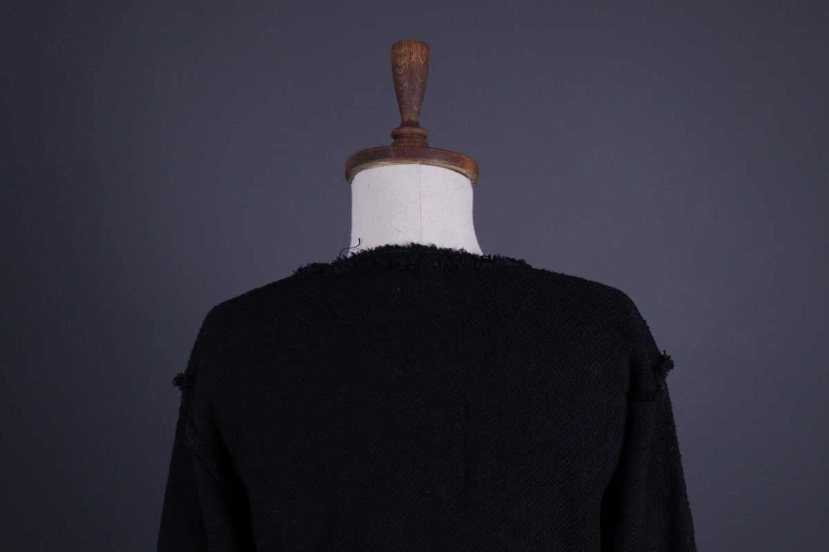 ISABEL MARANT Black Wool Knit Lagenllok Sweater – Size 38 Small