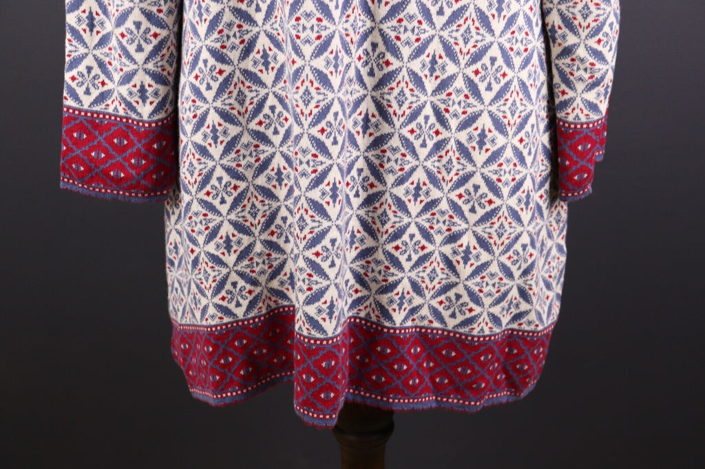 Deerberg by Oska Multicolor Full Zip Hooded Long Cardigan Sweater – Size L