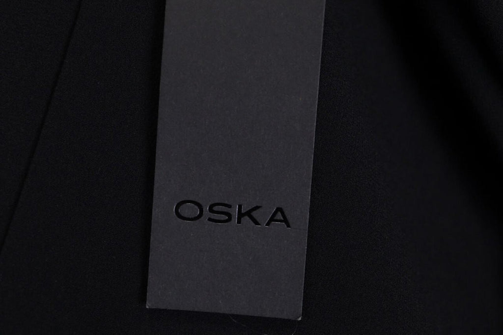 BNWT OSKA Black Lagenlook Oversize Long Sleeve Sweater Midi Dress – Size 1