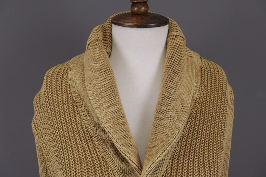 Polo Jeans Company Ralph Lauren Brown Open Knit Cardigan Jacket – Size S
