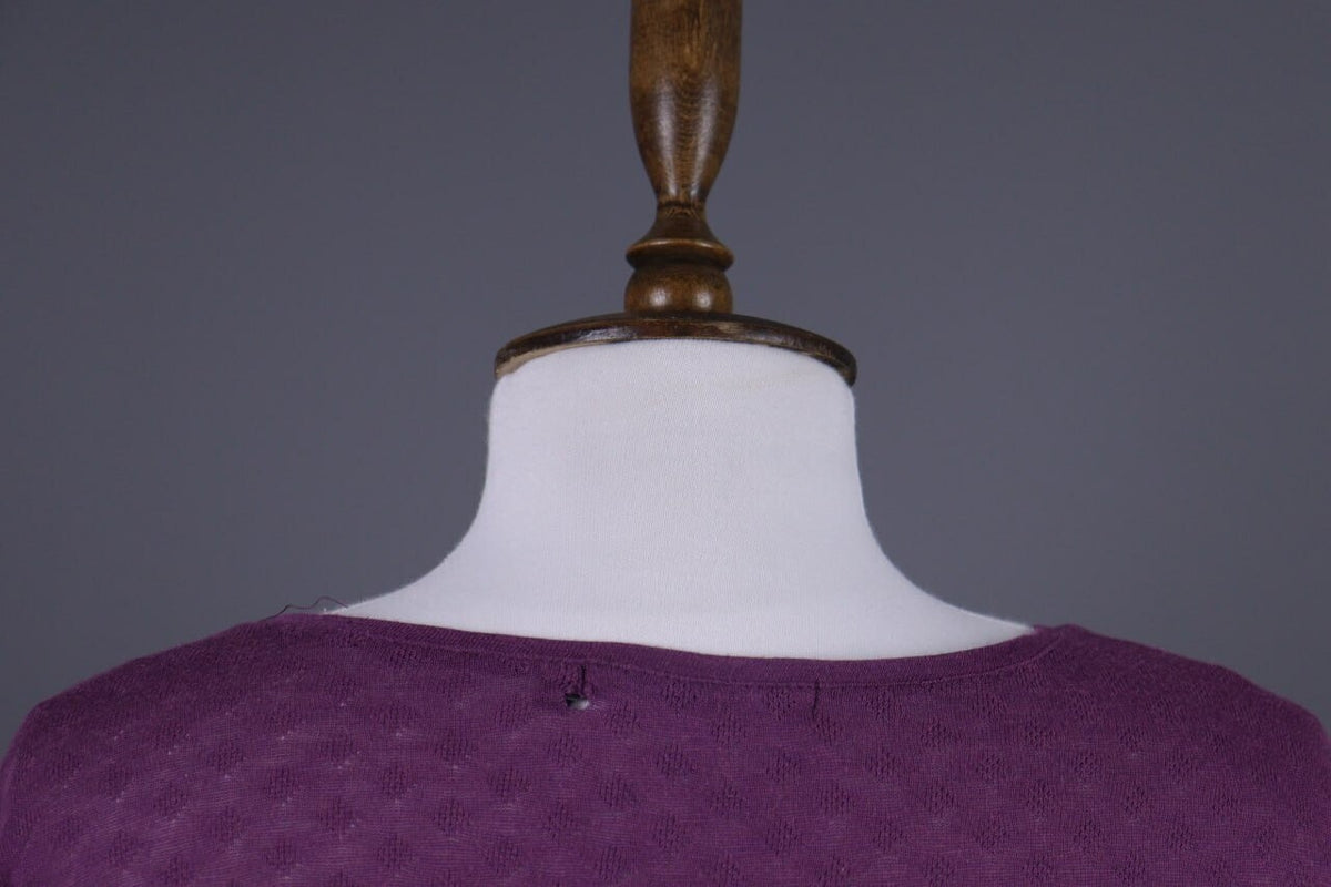 Gudrun Sjoden Purple Long Sleeve Top Shirt Pullover – Size XL