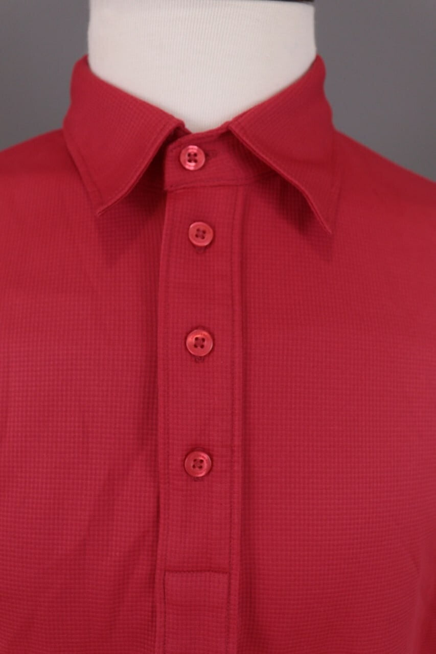 J.Lindeberg Red Sport Golf Short Sleeve Polo Shirt – Size XL