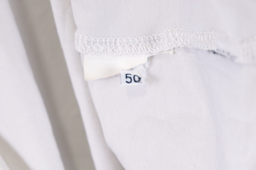 Oska White Long Sleeve Lightweight Summer Top Shirt – Size 5 / 2XL