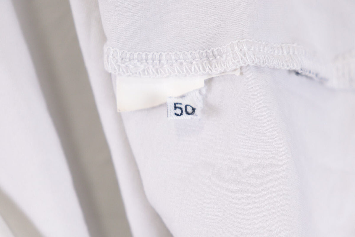 Oska White Long Sleeve Lightweight Summer Top Shirt – Size 5 / 2XL