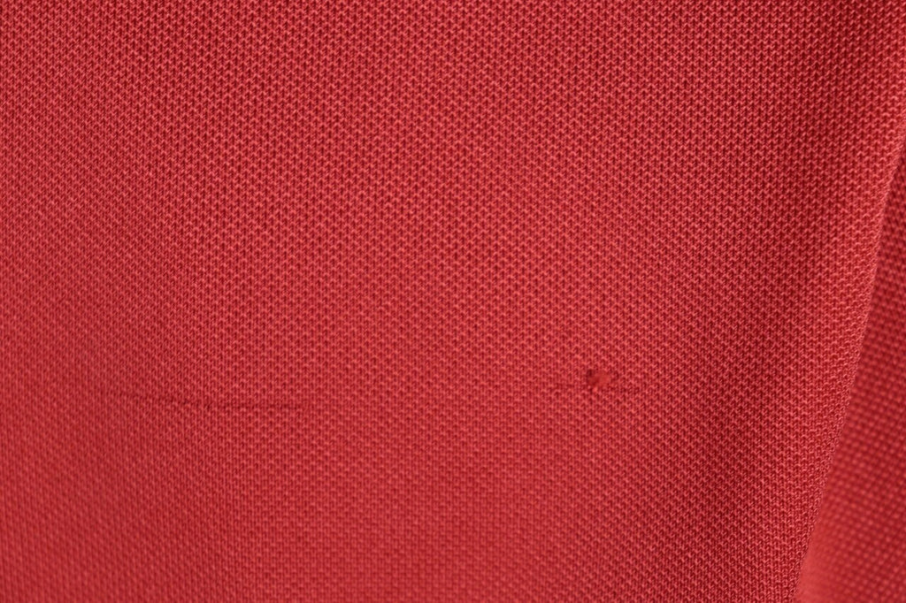 FJ FootJoy Athletic Fit Red Blue Tennis Short Sleeve Polo Shirt – Size L