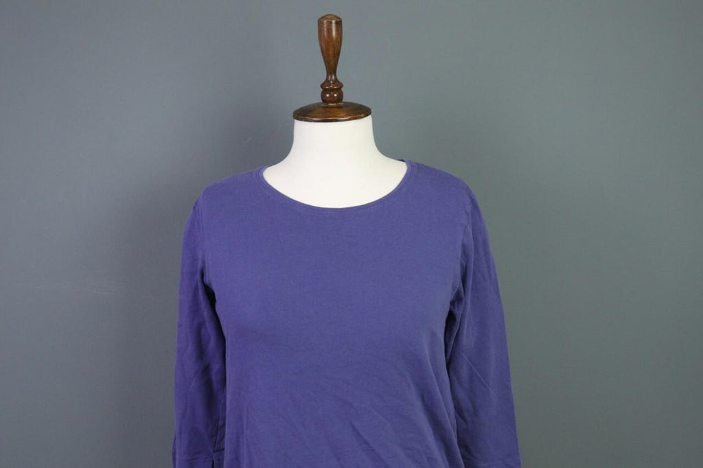 Used GUDRUN SJODEN Blue 3/4 Sleeve Top Blouse Shirt – Size S