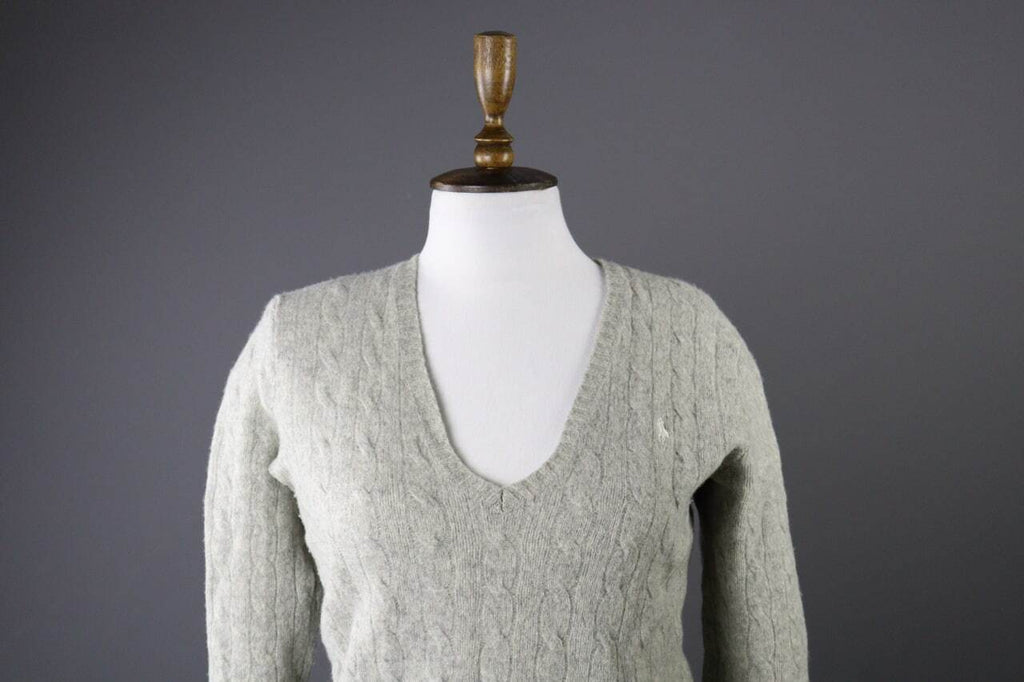 Polo Ralph Lauren Wool Cashmere Cable Knit Casual Sweater – Women's XL