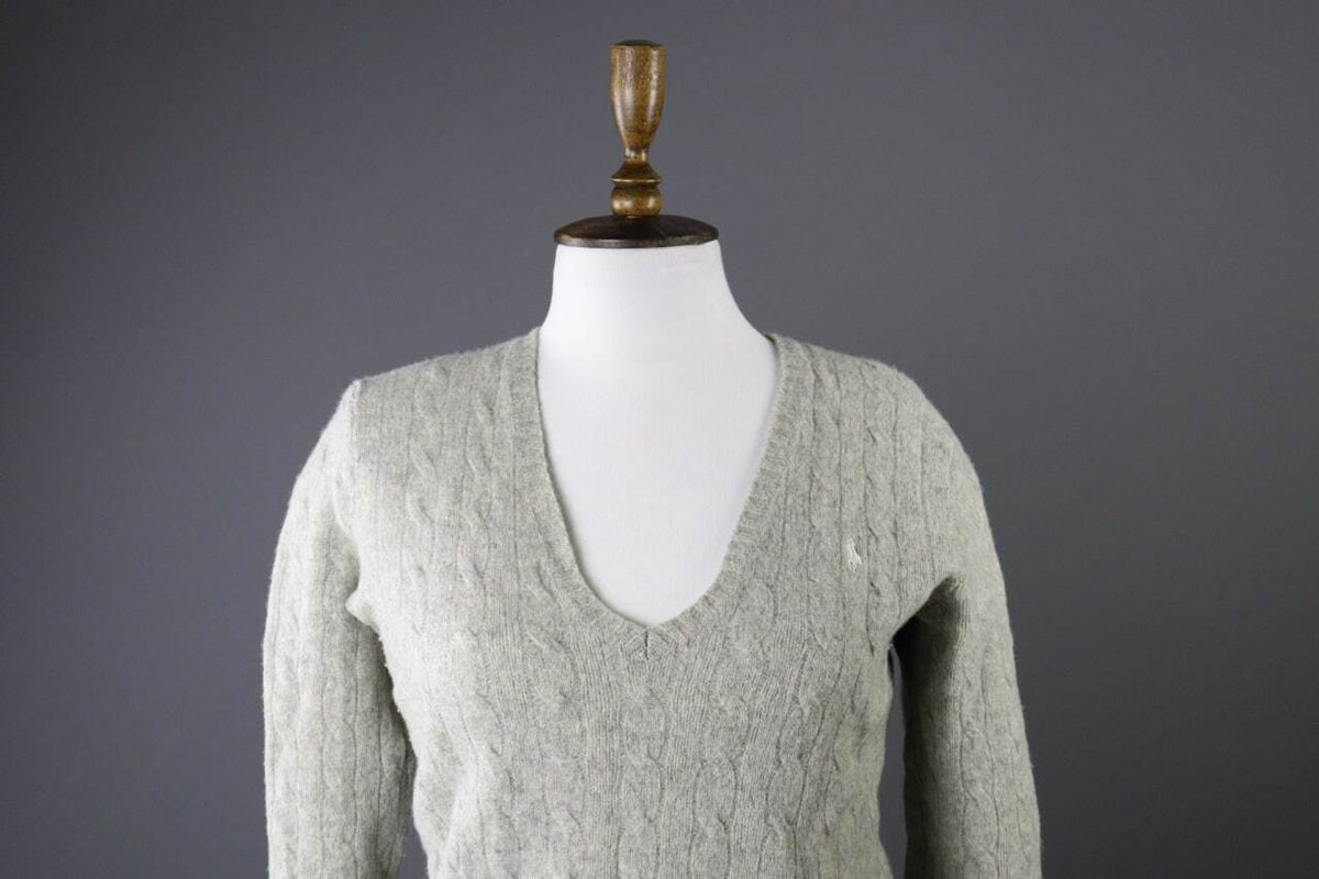 Polo Ralph Lauren Wool Cashmere Cable Knit Casual Sweater – Women's XL