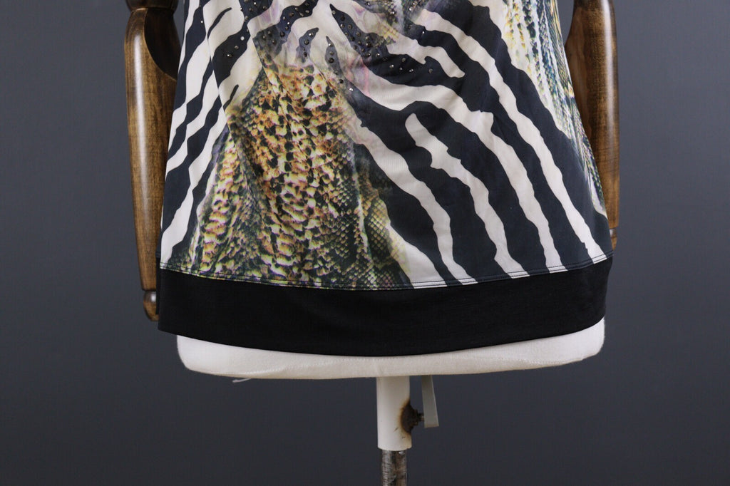 Etoile Du Monde Paris Aminal Print Sleeveless Top Shirt – Size S / US 6 / 38