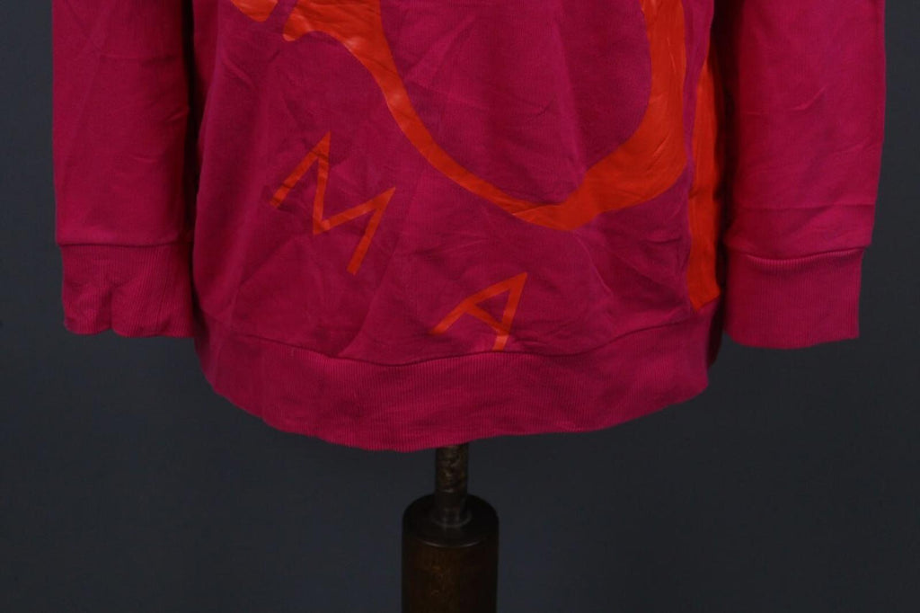 ESCADA Sport Red Cotton Ribbed Cuff & Hem Crew Neck Long Sleeve Sweater – Size M – Used