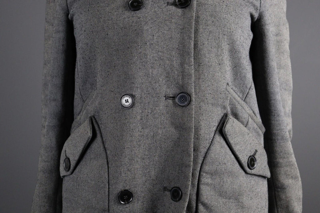 LACOSTE Wool Multipocket Double Breasted Pea Coat Jacket – Size 36