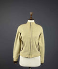 Patagonia USA Beige Wool Full Zip Winter Fleece Sweater – Women's M