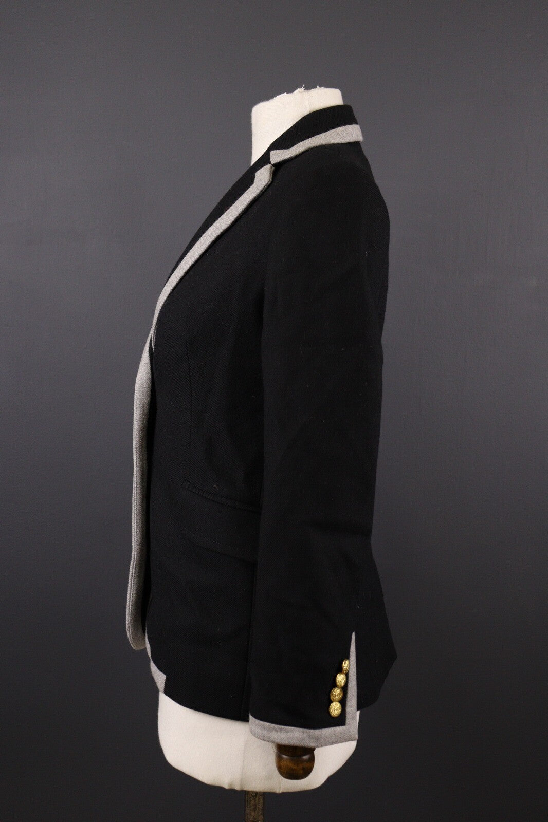 J. Crew Hacking Wool Two Button Herringbone Blazer Jacket – Size 2