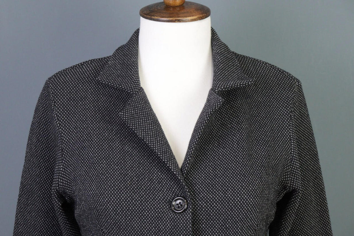 TRANSIT PAR SUCH Gray Designer Wool Business Blazer Jacket – Size 3